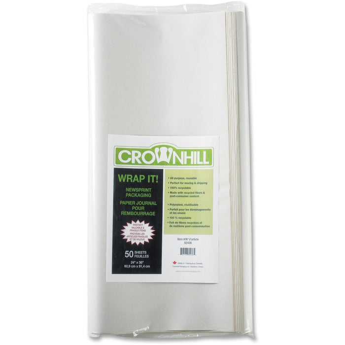 Crownhill 82436 Copy & Multipurpose Paper - 100% Recycled