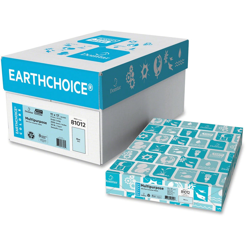 [11x17" Ledger] Lettermark Colors Laser, Inkjet Copy & Multipurpose Paper - 30% Recycled 11x17" - BLUE
