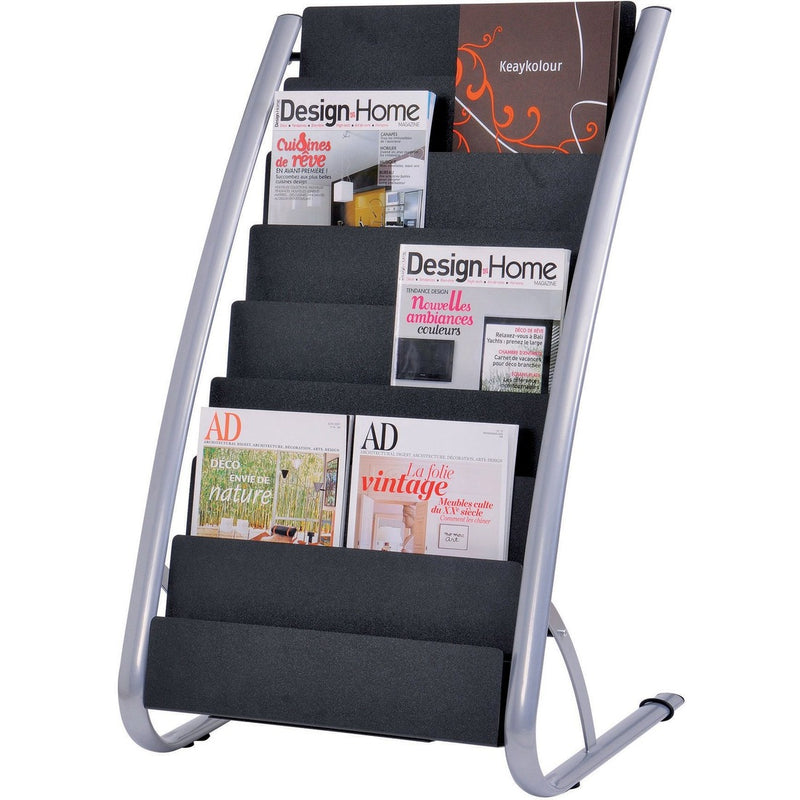 Alba 6-Pocket Vertical Literature Display Stand
