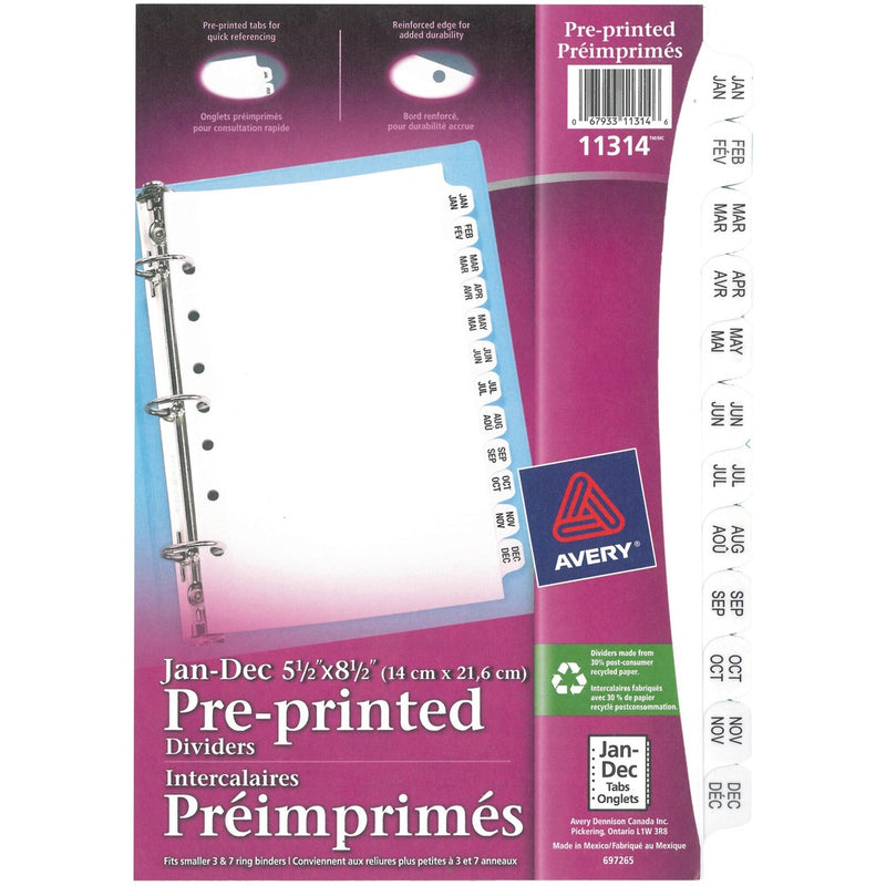 Avery&reg; Preprinted Tab Divider