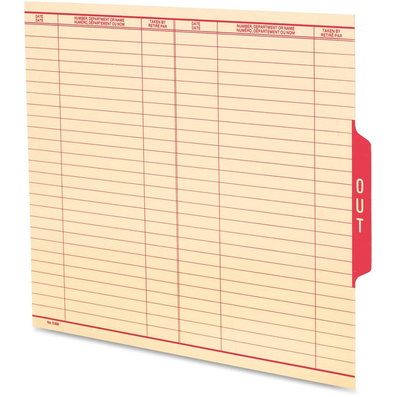 Pendaflex End-Tab "Out" Guides, Letter Size - 100 Unit - The Supply Room