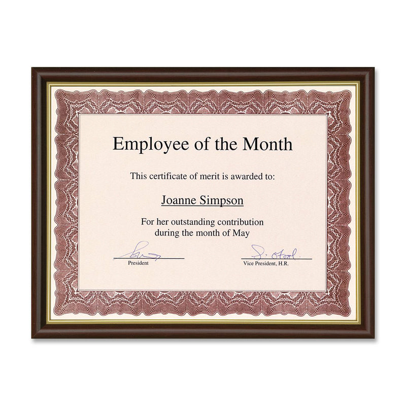 First Base Recognition Certificate Frame