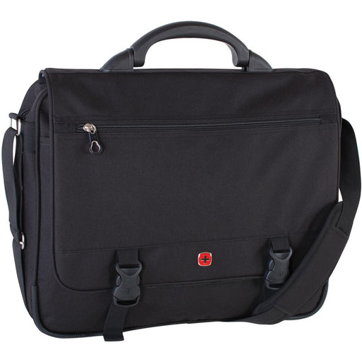 Swissgear Carrying Case (Messenger) for 15.6" Notebook - Black - The Supply Room