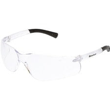 Crews BearKat BK1 Series Safety Glasses With Clear Lens Soft Non-Slip Temple Material