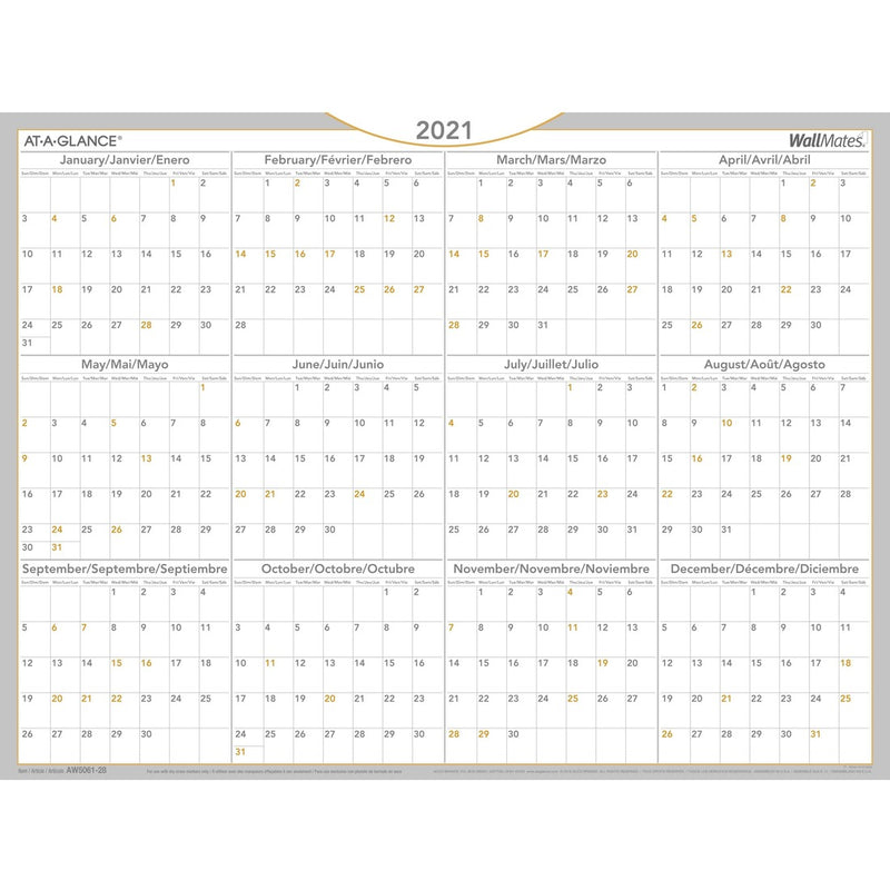 At-A-Glance Wall Calendar