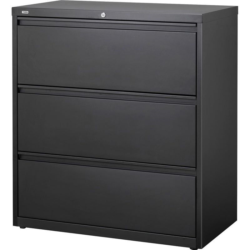 Lorell 3-Drawer Black Lateral Files
