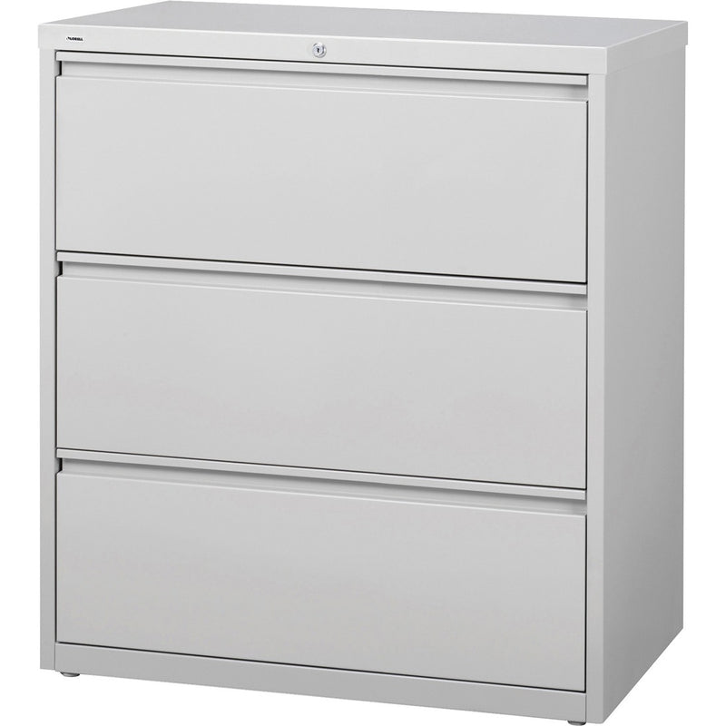 Lorell 3-Drawer Light Gray Lateral Files