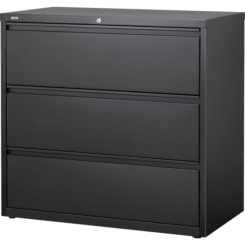Lorell 3-Drawer Black Lateral Files