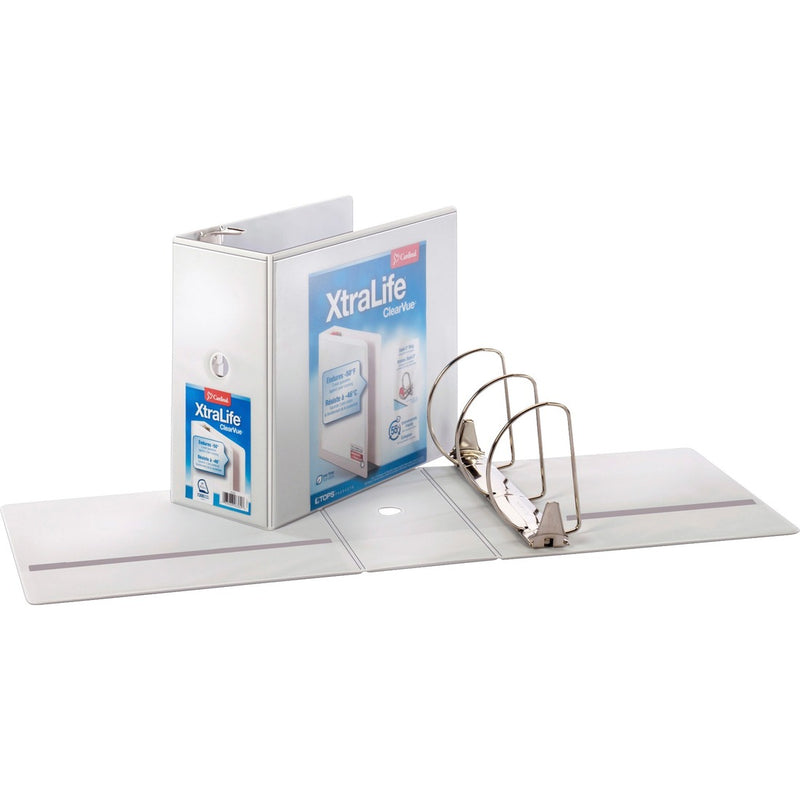 Cardinal Xtralife ClearVue Locking Slant-D Binders 6" - The Supply Room