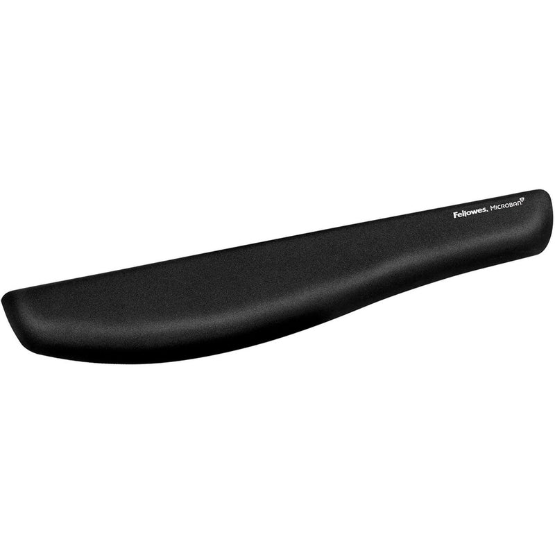 Fellowes Plush Touch Wrist Rest with FoamFusion Technology - Black