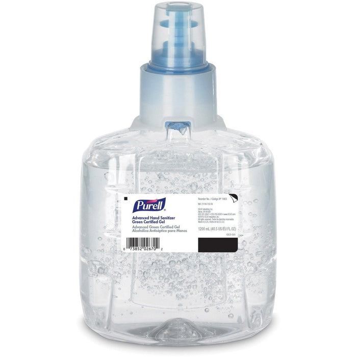 PURELL® Advanced Hand Sanitizer GEL 1200 mL Refill for LTX-12™ Dispenser 2/case