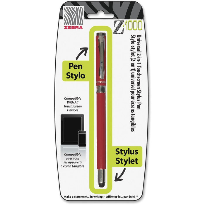 Zebra Pen Z-1000 Ballpoint/Stylus Combo Pen
