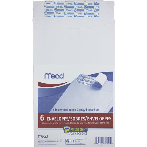 Mead Press-it Seal-it" White Envelope - The Supply Room