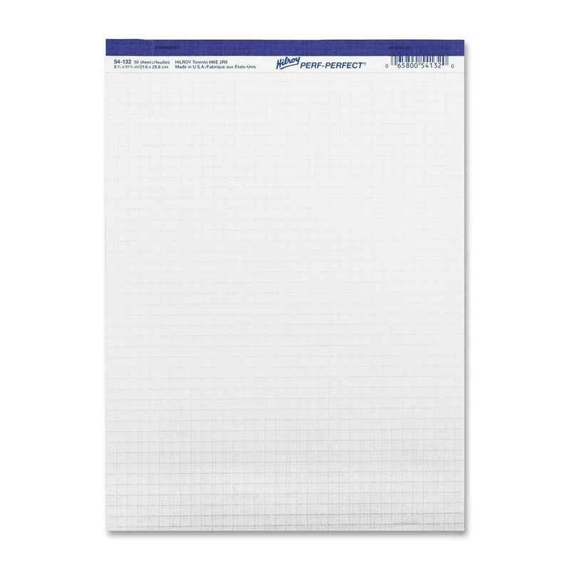 Hilroy Micro Perforated Quadrille Business Pad