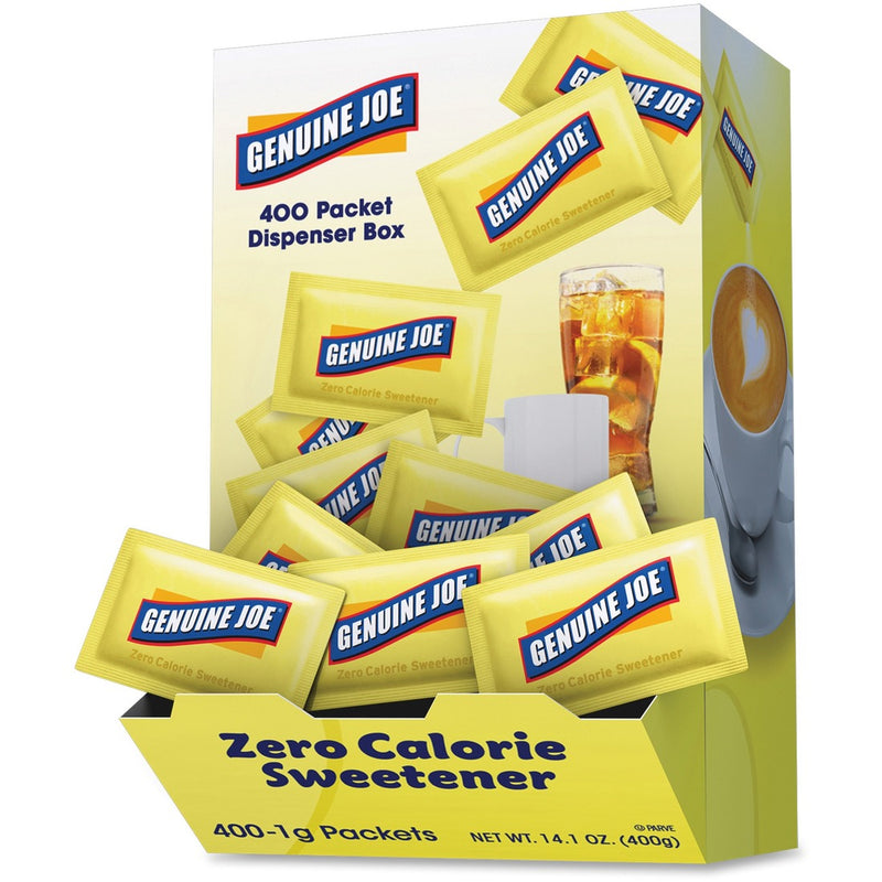Genuine Joe Sucralose Zero Calorie Sweetener Packets - The Supply Room