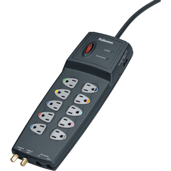 10 Outlet Power Guard Surge Protector - The Supply Room