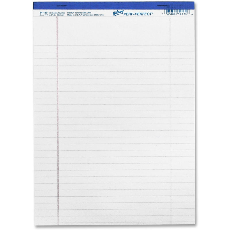 Hilroy Micro Perforated Business Pads - The Supply Room