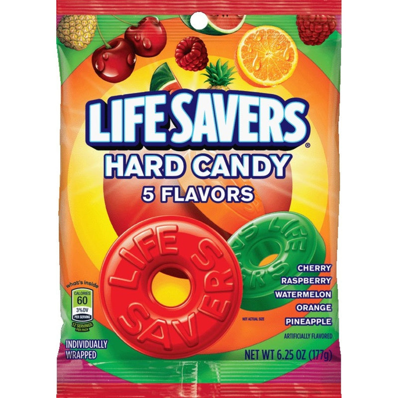 Wrigley LifeSavers 5 Flavors Hard Candies - The Supply Room