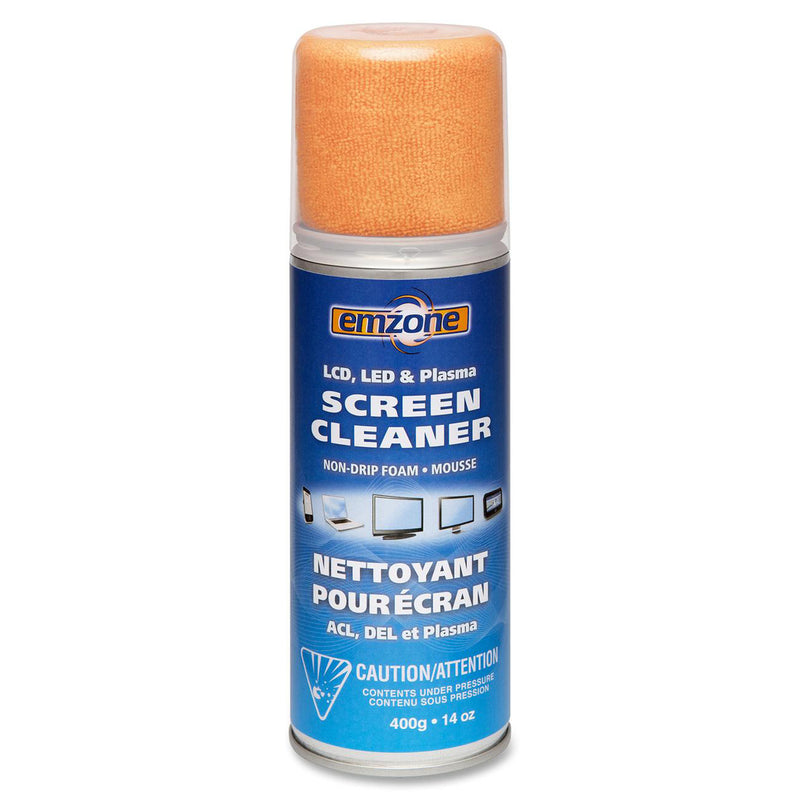 Emzone LED, LCD & Plasma Foam Screen Cleaner with Cloth