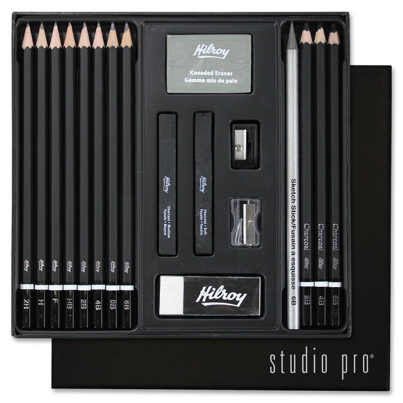 Hilroy Studio Pro 18-Piece Artist Starter Kit - The Supply Room
