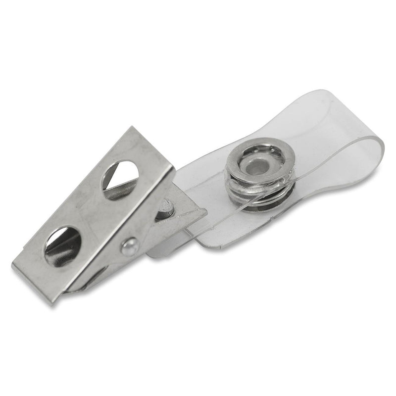 Merangue Nickel Plated Alligator Badge Clips - The Supply Room