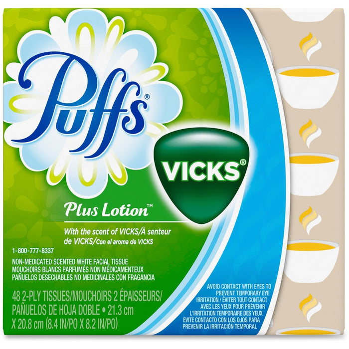 Puffs Plus Lotion with the Scent of Vicks