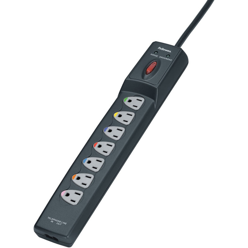 7 Outlet Power Guard Surge Protector with 6' cord - The Supply Room