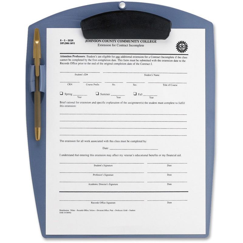 Storex Deluxe Poly Clipboard - The Supply Room