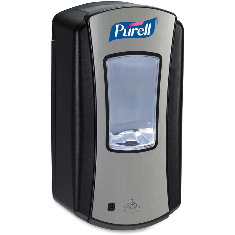 PURELL&reg; LTX-12 Dispenser - Automatic - 1.20 L Capacity - Black, Chrome - 1Each