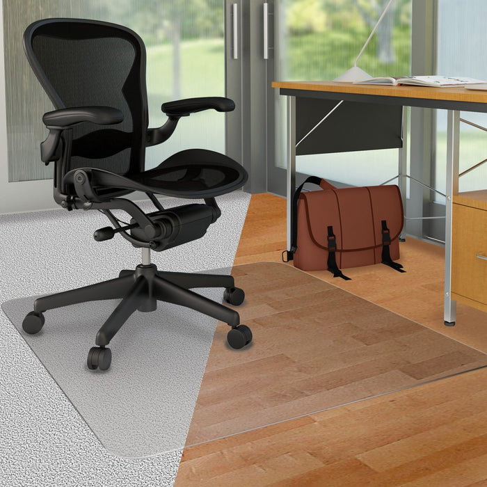 Deflecto DuoMat Carpet/Hard Floor Chairmat 53"x45"