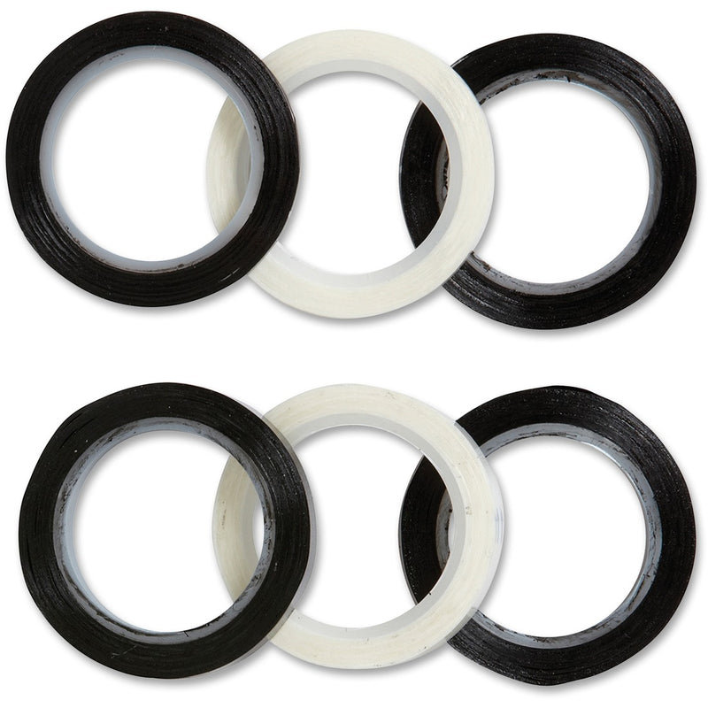 Acme United See-through Black/White Drafting and Artist Tape