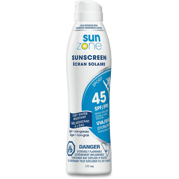 SunZone 45 SPF/FPS Sport Sunscreen Spray