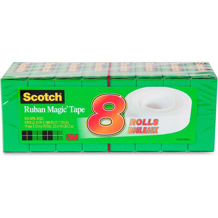 Scotch Invisible Magic Tape Boxed Refill Roll - 8 / pack