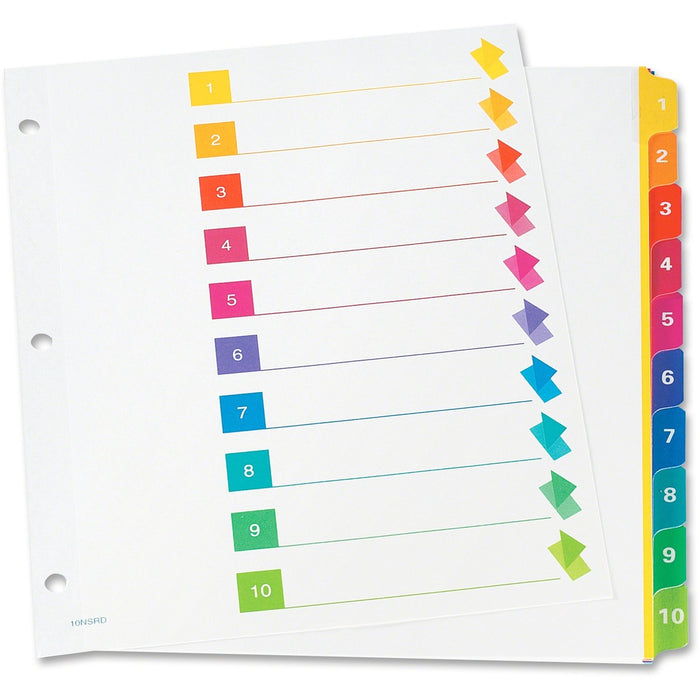 TOPS RapidX Colour Coded Index Dividers