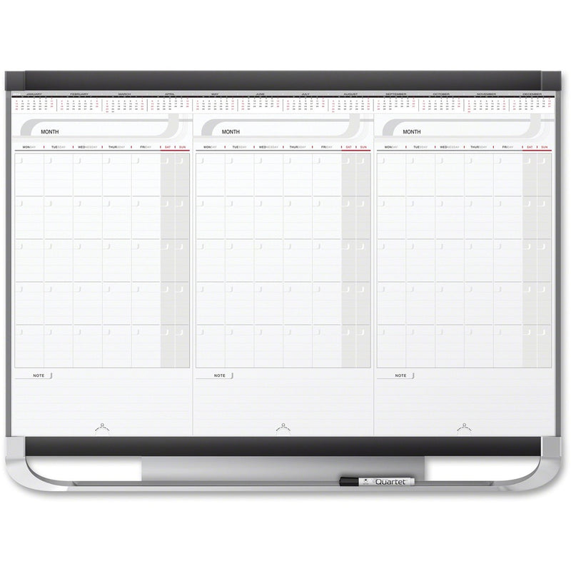 Quartet Prestige Modular 3-month Erase Calendar - The Supply Room