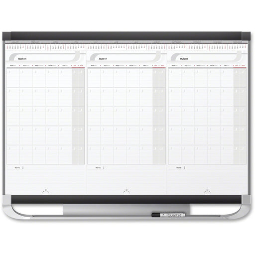 Quartet Prestige Modular 3-month Erase Calendar - The Supply Room