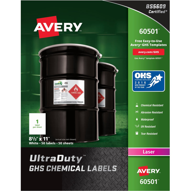 Avery&reg; UltraDuty Warning Label