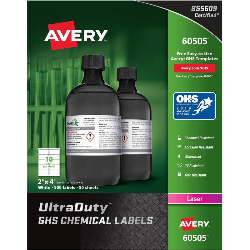 Avery&reg; UltraDuty Warning Label