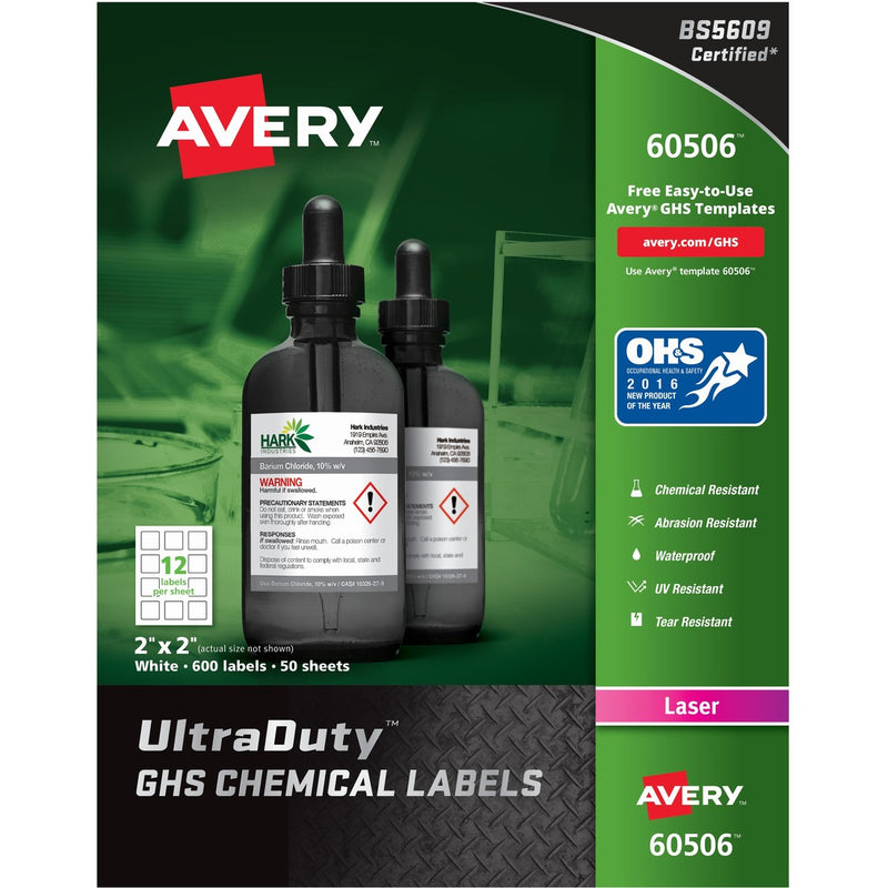 Avery&reg; UltraDuty Warning Label