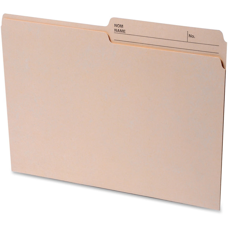 Continental 2-sided Tab Letter File Folders