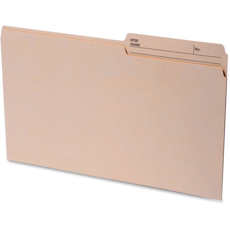 Continental 2-sided Tab Legal File Folders