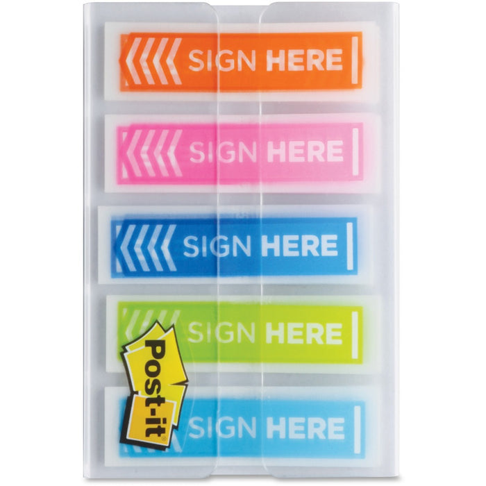 Post-it&reg; Sign Here 1/2" Arrow Flags