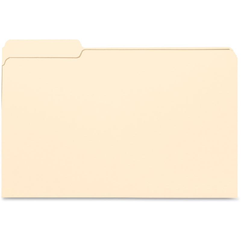 Business Source 1/3-cut Tab Legal Manila File Folders
