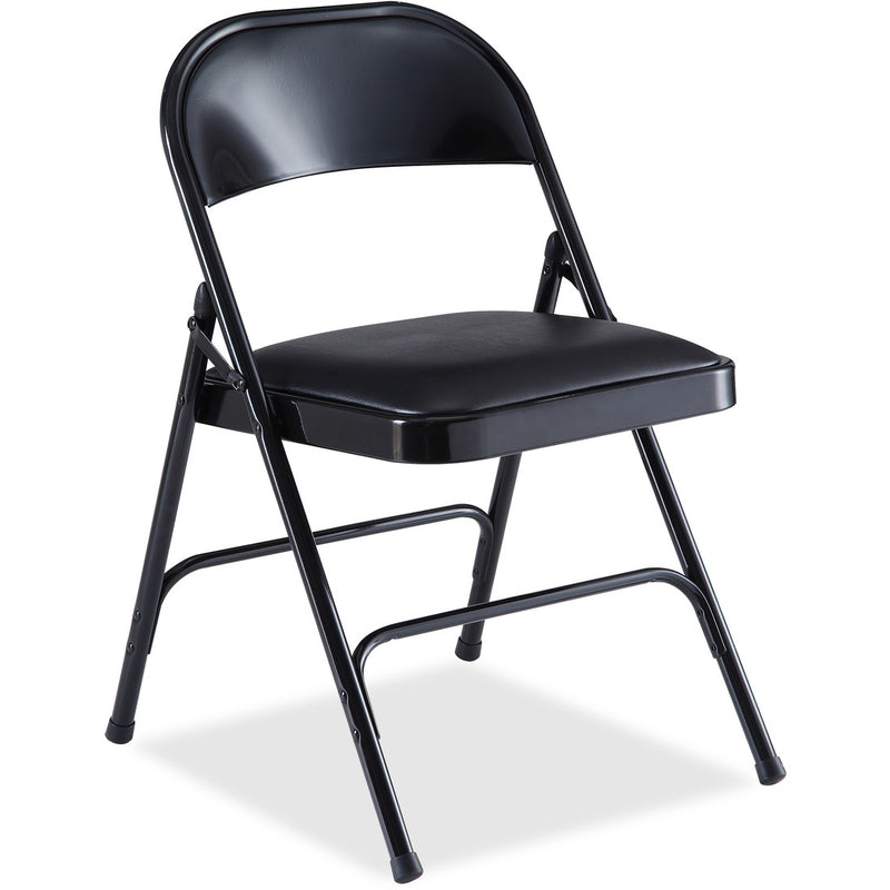 Lorell Padded Seat Folding Chairs - 4/CT