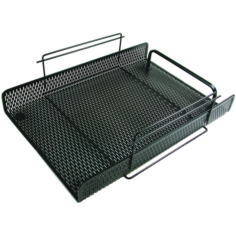 Artistic Urban Collection Punched Metal Letter Tray 8.5" x 11" , Black