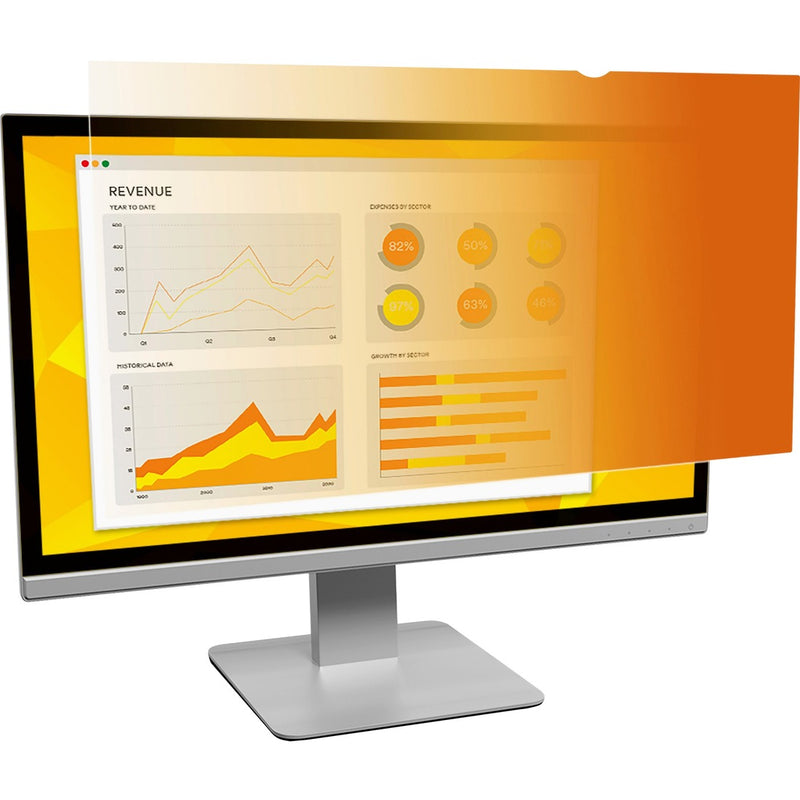 3M Gold Privacy Filter for 17" Standard Monitor (GF170C4B) Gold, Glossy