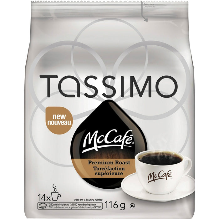 McCaf&eacute; Tassimo Premium Roast Coffee Pods Pod
