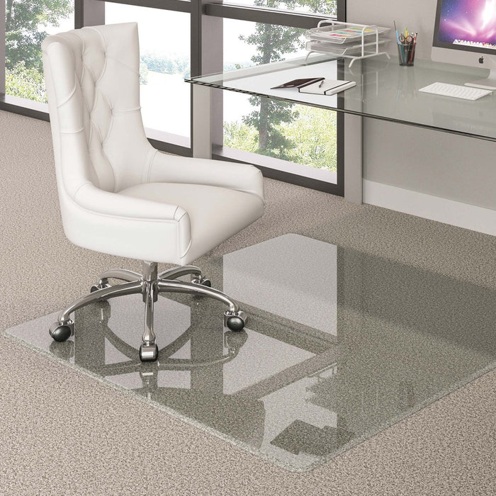 Deflecto Premium Clear Glass Chairmat 46x36"