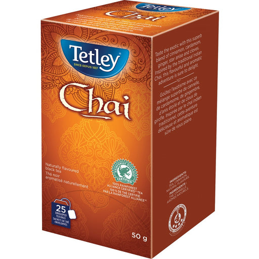 Tetley 100% Rainforest Alliance Certified Chai Tea - The Supply Room