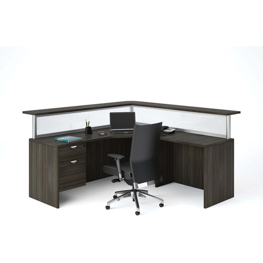 Heartwood Innovations Grey Dusk Laminate Desking - The Supply Room
